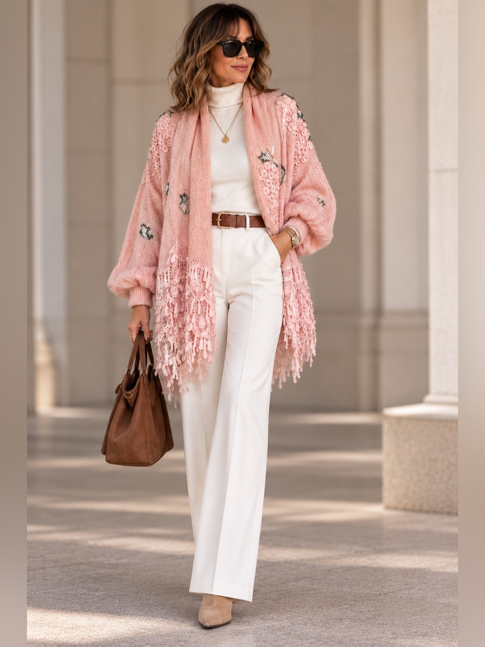 No Bell Vintage embellished cardigan coat size medium